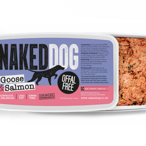 NakedDog_500g_OffalFree_Goose_Salmon_Topdown_Lidoff.webp